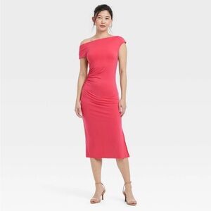 a new day | Dresses | A New Day Target Hot Pink One Shoulder Dress |  Poshmark